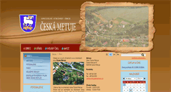 Desktop Screenshot of ceskametuje.cz